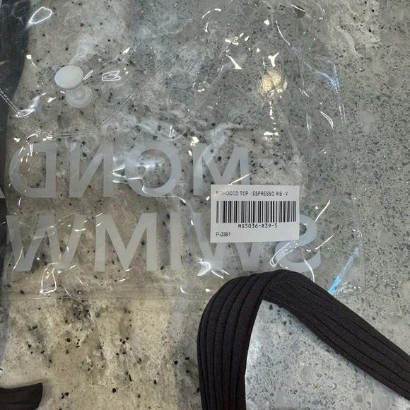 Monday Swimwear Morocco Top in Expresso Rib Size V - Picture 6 of 8